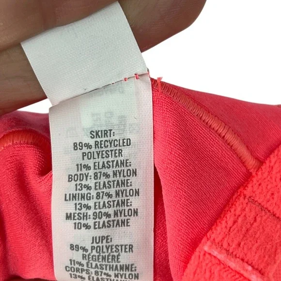 Aerie Offline Vibrant Pink Comfy Athletic Tank Top Romper Skirt Tennis Dress M - Picture 7 of 7